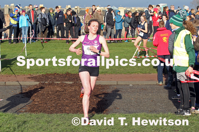 Womens short race  2020 BUCS Cross Country Champs., Edinburgh.  Photo: David T. Hewitson/Sports for All Pics